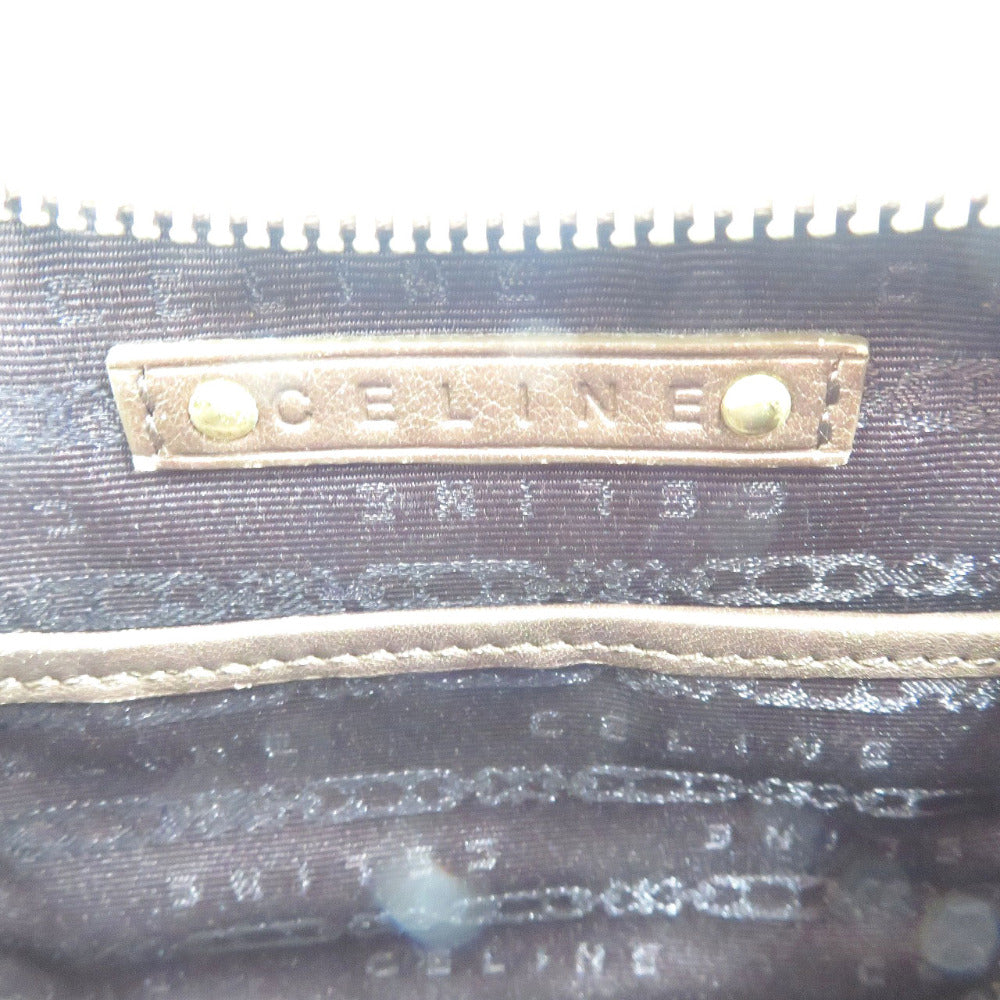 CELINE Handbag Suede mocha Women Used