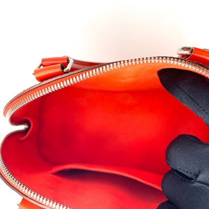 Louis-Vuitton Alma BB Epi Leather in Orange