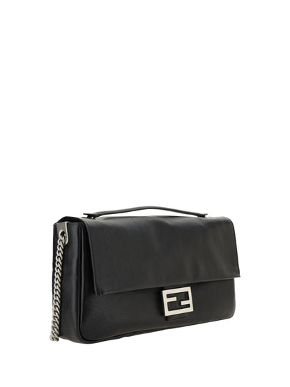 Fendi Women Leather Baguette Shoulder Bag