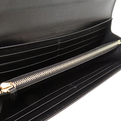 FENDI Long Wallet Purse 8M2051 leather black By The Way Continental Women