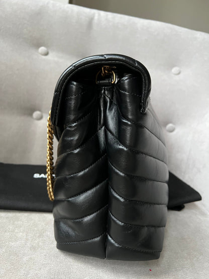 Yves Saint Laurent (YSL) Medium Black Lou