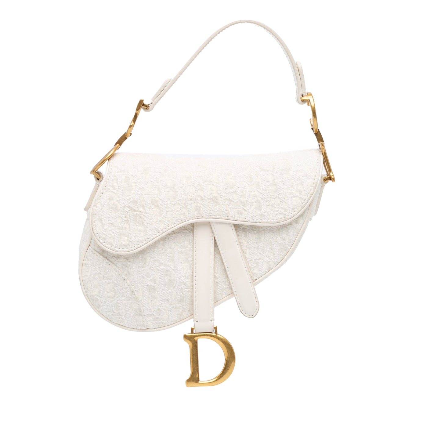 Mini Oblique Canvas Saddle