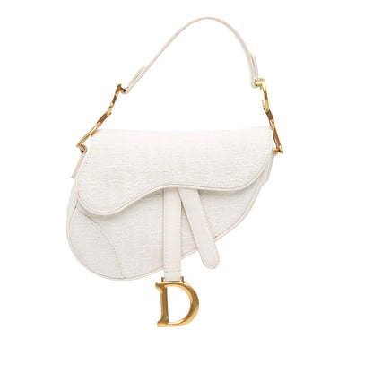 Mini Oblique Canvas Saddle