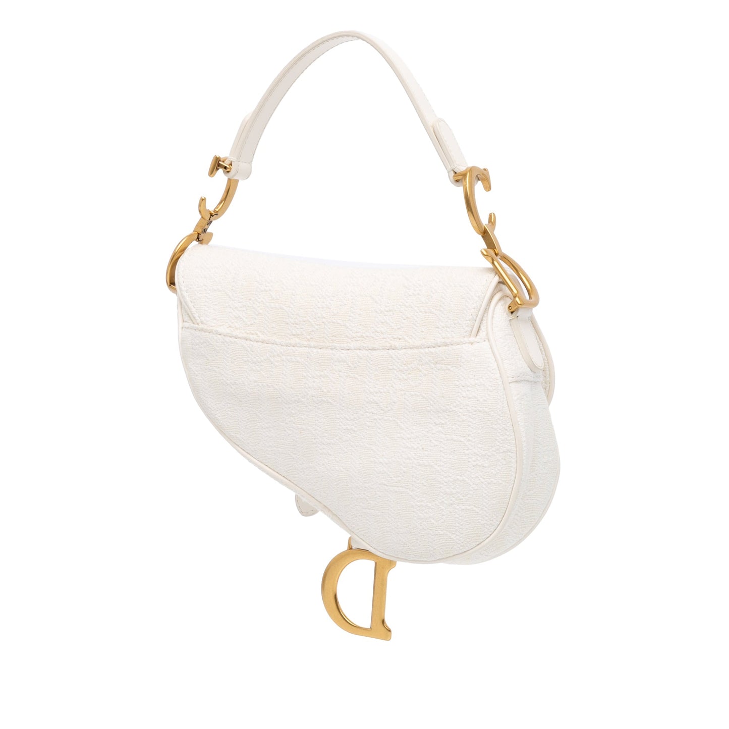 Mini Oblique Canvas Saddle