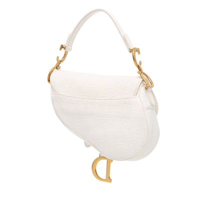 Mini Oblique Canvas Saddle