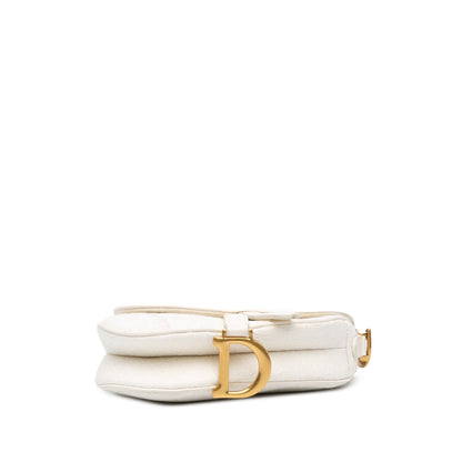 Mini Oblique Canvas Saddle