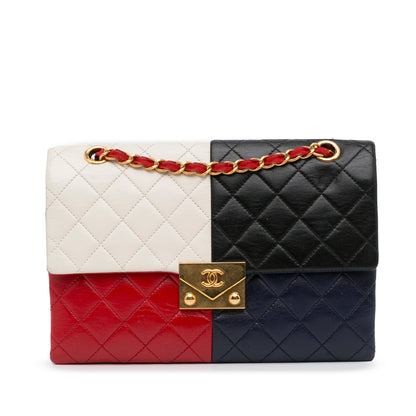 Multi Chanel Pagoda Colorblocking Shoulder Bag