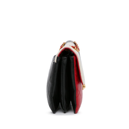 Multi Chanel Pagoda Colorblocking Shoulder Bag