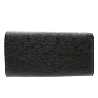 FENDI Long Wallet Purse 8M0340 leather black monster