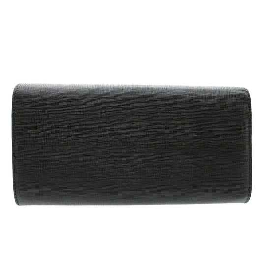 FENDI Long Wallet Purse 8M0340 leather black monster