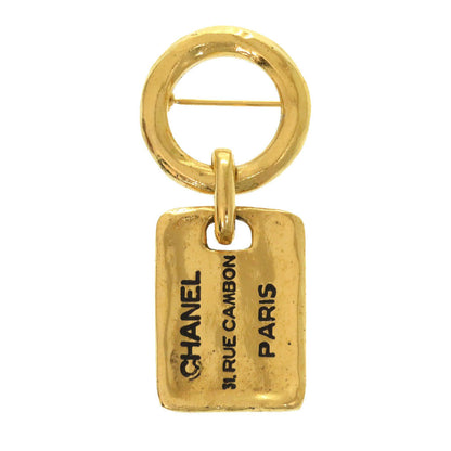 CHANEL Brooch metal gold