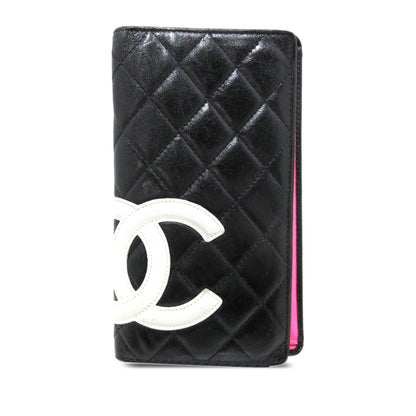 CHANEL Cambon Ligne Bifold Wallet Long Wallets