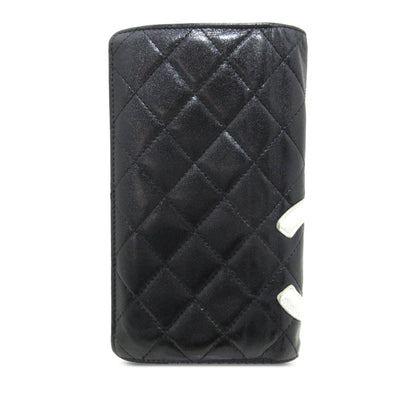 CHANEL Cambon Ligne Bifold Wallet Long Wallets