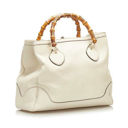Gucci Bamboo Diana Leather Tote Bag