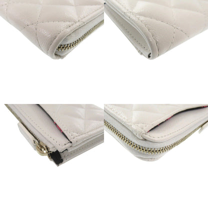 CHANEL Coin case AP3179 Caviar skin white