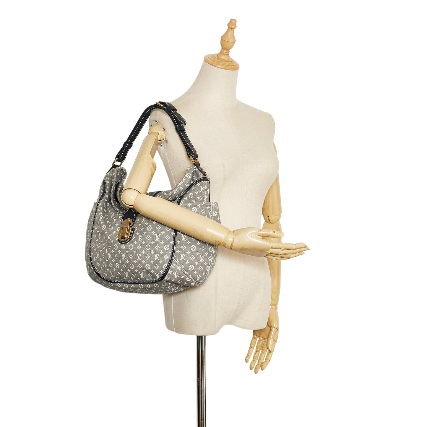 LOUIS VUITTON Monogram Mini Lin Idylle Romance Gray