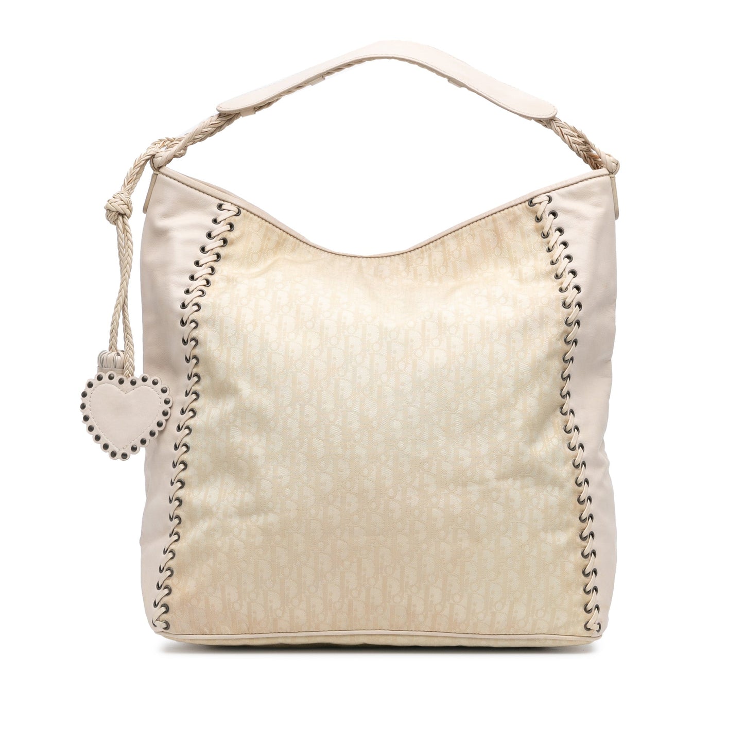 Diorissimo Canvas and Leather Ethnic Tote