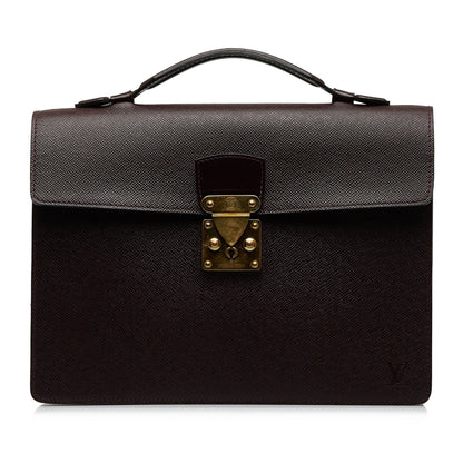 LOUIS VUITTON Taiga Serviette Kourad Briefcase