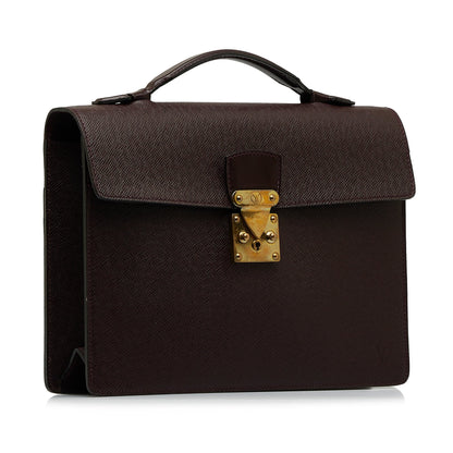 LOUIS VUITTON Taiga Serviette Kourad Briefcase