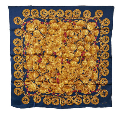 Chanel CC Silk Scarf  Canvas Scarf in Good condition