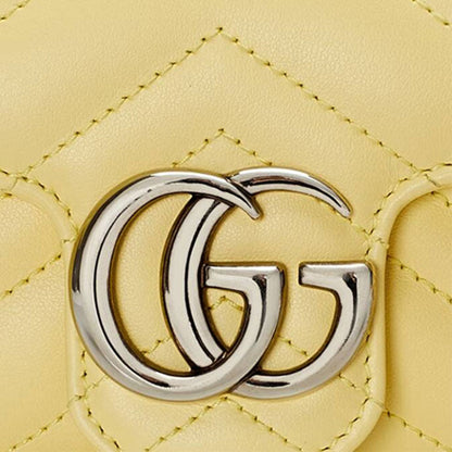 (WMNS) Gucci Marmont Mini-Sized Single-Shoulder Bag Yellow 476433-DTDCP-7412