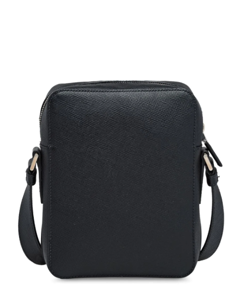 Prada Saffiano Leather Shoulder Bag Black