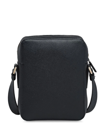 Prada Saffiano Leather Shoulder Bag Black