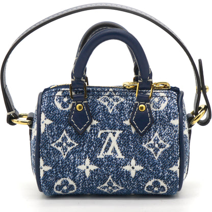 Louis-vuitton Micro Speedy Denim Bag Charm