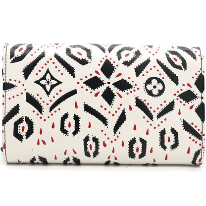 Louis-vuitton Graphic Print Leather Twist Wallet on Chain