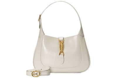 (WMNS) GUCCI Jackie 1961 Series Single-Shoulder Bag Small-Size White 636709-10O0G-9022