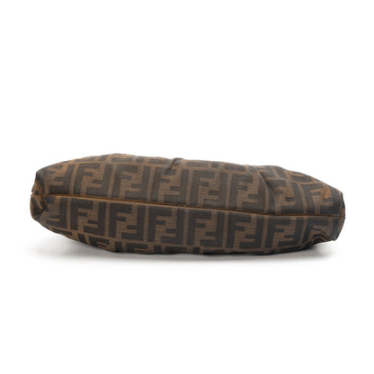 Fendi Zucca Brown Canvas Baguette