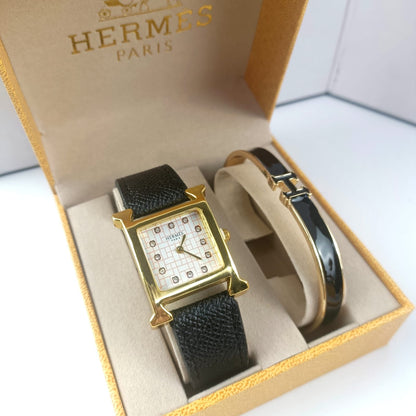 Hermès Watche and Bangle Set