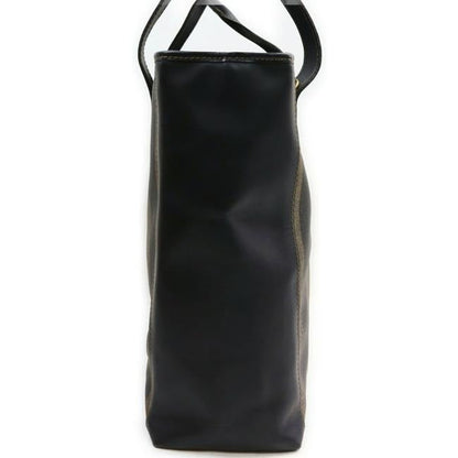 Fendi Shoulder Bag Canvasleather Bagshoulder Bagsatchel Pequin Stripebrown Coated Canvasleather Tote
