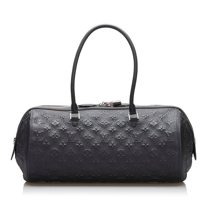 LOUIS VUITTON Louis Vuitton Monogram Amplant M40737 Handbag Leather Noir Black