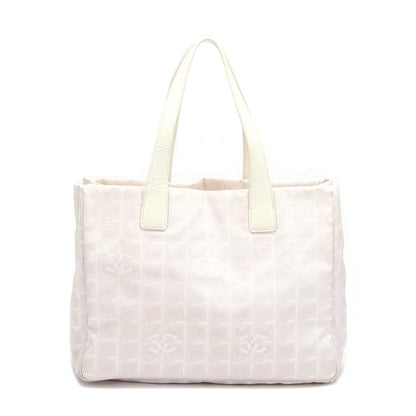 Chanel New Travel Line Tote Bag Canvas Tote Bag in Good condition