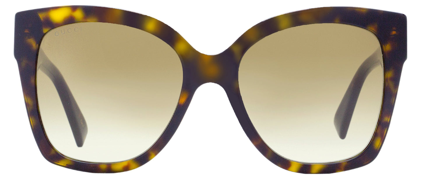 Gucci Women's Square Sunglasses GG0459S 002 Havana 54mm
