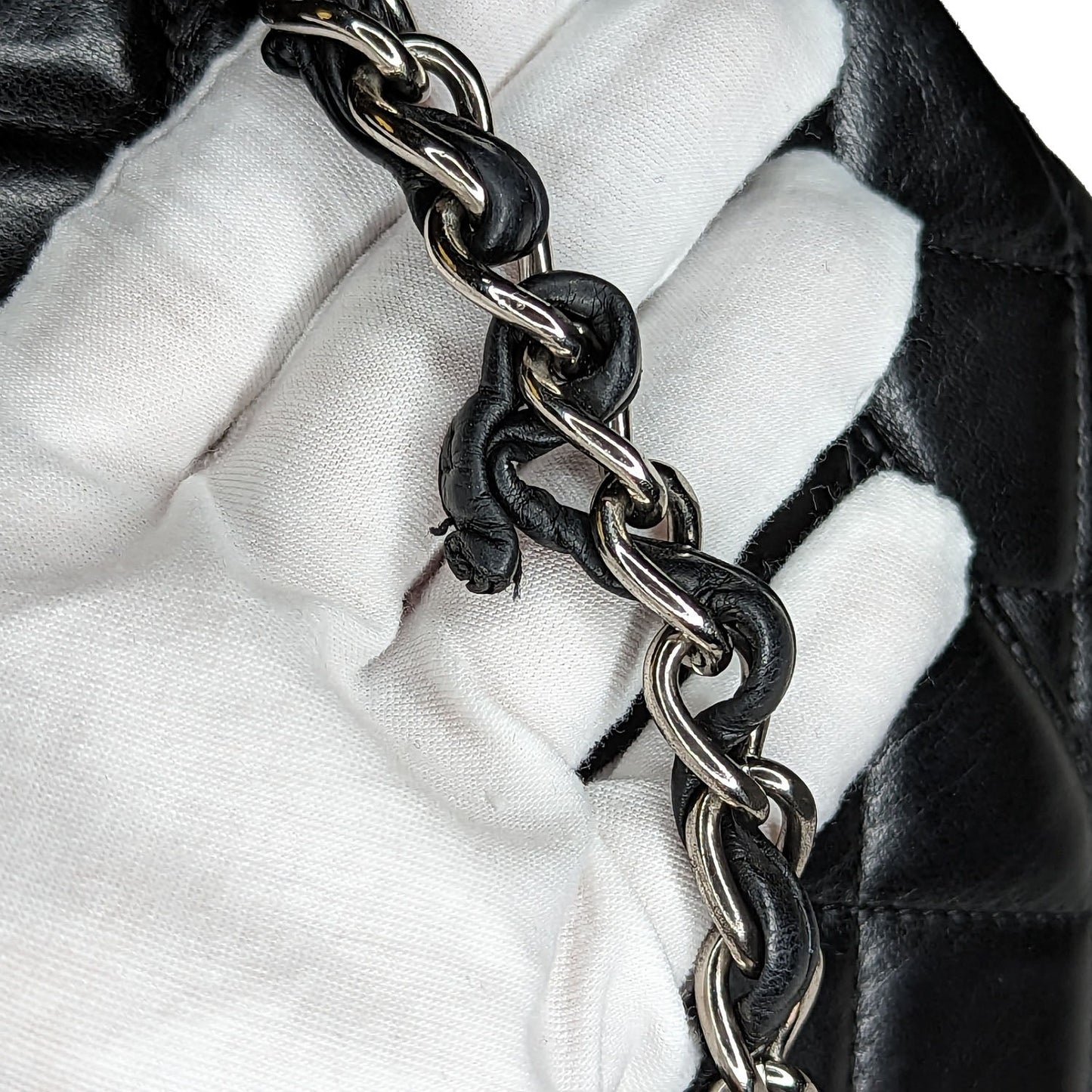 Chanel Lambskin Quilted Maxi Classic Single Flap Black