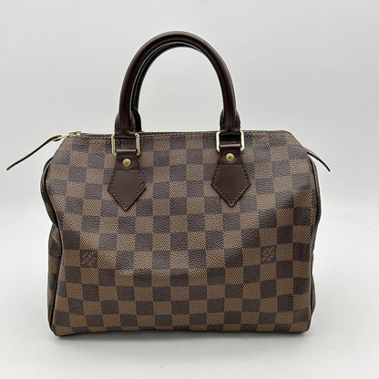 Louis Vuitton Coated Canvas Speedy 25 Vintage - Brown Handle Bags, Handbags B0503FR26D