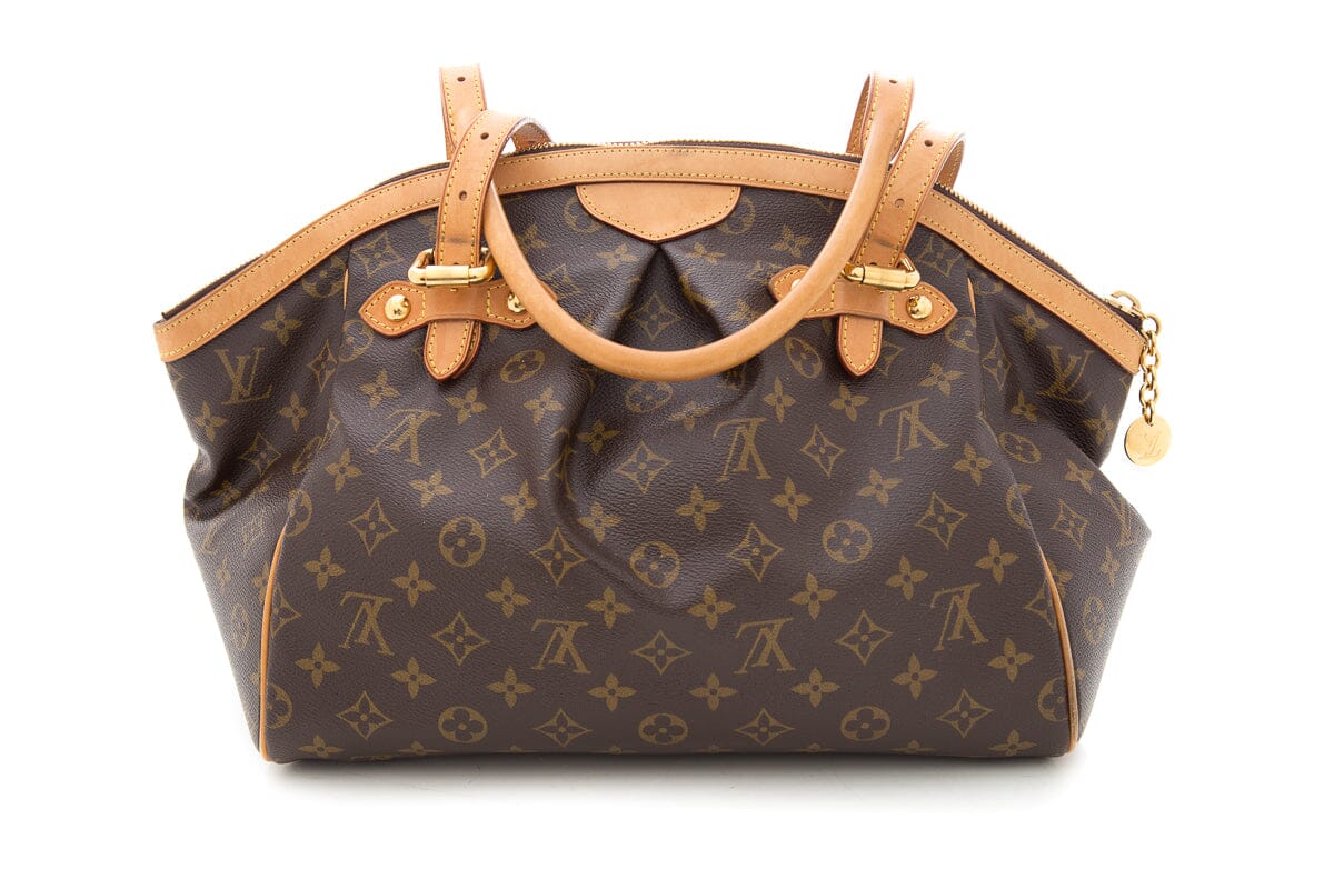 Louis Vuitton Tivoli GM Brown Mongram Canvas Leather Bag