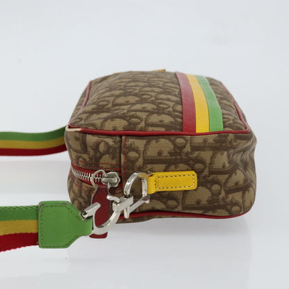 Christian Dior Vintage Rasta Crossbody Bag Diorissimo Canvas Beige Canvas Shoulder Bag Bag ()