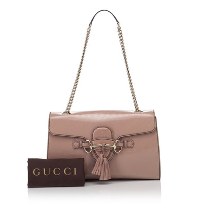 Emily Guccissima Patent Leather Bag