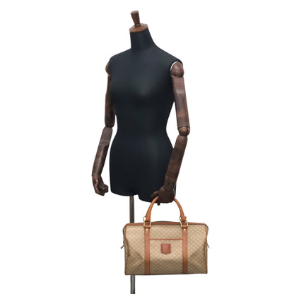 CELINE  Handbag Boston bag Beige Vintage ud4tv5