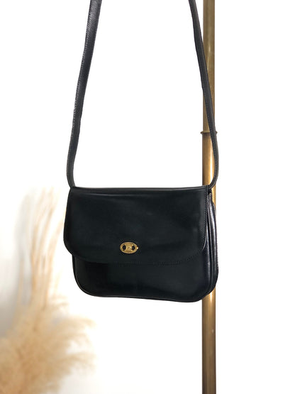 CELINE  Shoulder bag Black Vintage 533ix8