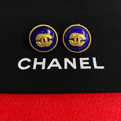 CHANEL Earring Gold Plated gold