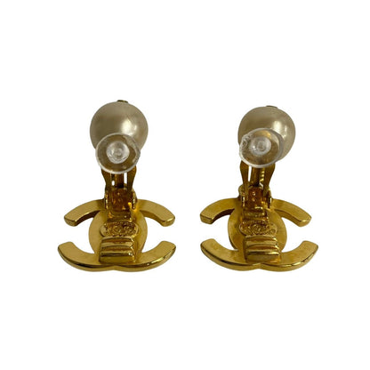 CHANEL Earring Gold Plated gold