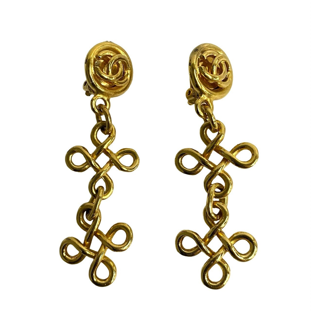CHANEL Earring Gold Plated gold