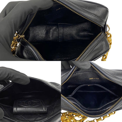 Chanel CC Matelasse Fringe Bag  Leather Crossbody Bag in Good condition