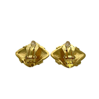 CHANEL Earring Gold Plated gold