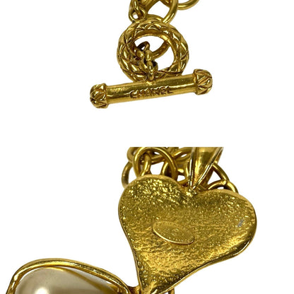 Chanel Vintage Heart Pendant Necklace