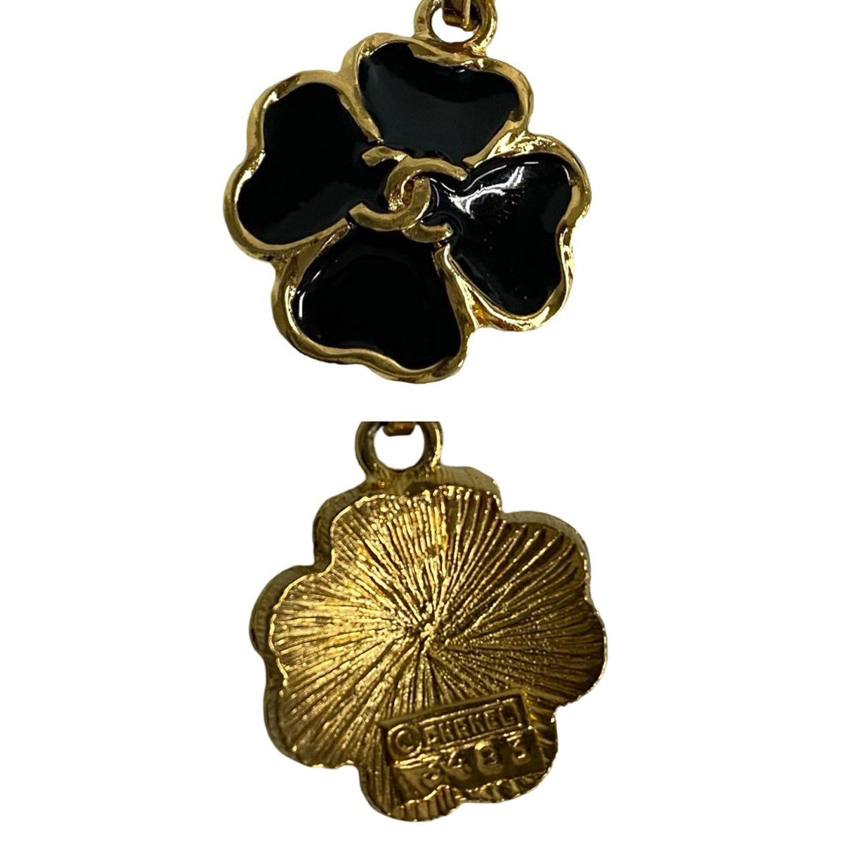 CHANEL Necklace Gold Plated gold